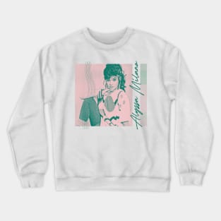 Alyssa Milano / / 80s Aesthetic Design Crewneck Sweatshirt